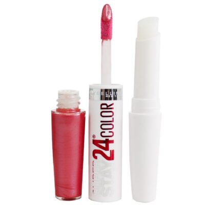 Maybelline Superstay 24H Rouge à Lèvres et Baume Hydratant 2 étapes