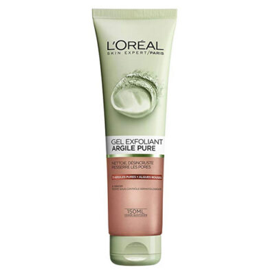 L’OREAL Gel Nettoyant Exfoliant 3 Argiles Pures + Algue rouge