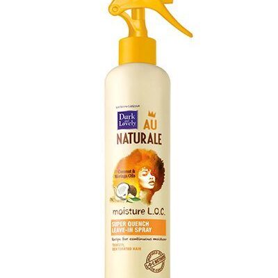 DARK AND LOVELY ® AU NATURALE MOISTURE L.O.C SUPER QUENCH-LEAVE IN SPRAY 250ML