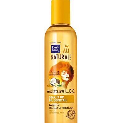 DARK AND LOVELY ® AU NATURALE MOISTURE L.O.C SOAK IT UP OIL COCKTAIL 122ML