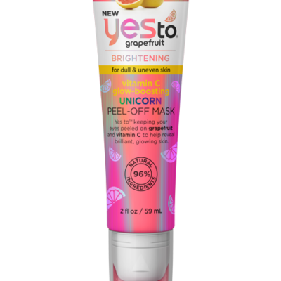YES TO GRAPEFRUIT( Oui au Pamplemousse) Masque Peel-Off à la licorne et à la vitamine C