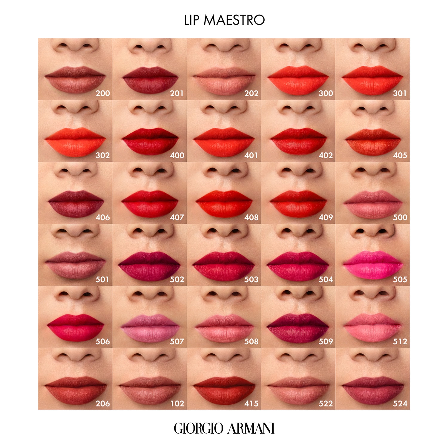 ARMANI LIP MAESTRO Rouge à lèvres mat : couleur intense, fini velours –  LUNÉA COSMETICS