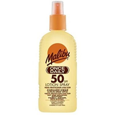 Malibu Once Daily SPF50 Lotion Spray