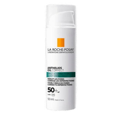 La Roche-Posay ANTHELIOS OIL CORRECT – SPF50+ Crème Solaire Quotidienne Photocorrection Matifiante, 50ml
