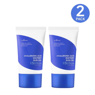 ISNTREE Hyaluronic Acid Watery Sun Gel SPF50+ PA++++ SET de 2 pieces