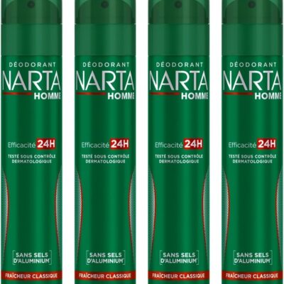 NARTA HOMME Déodorant Homme Efficacité 48H
