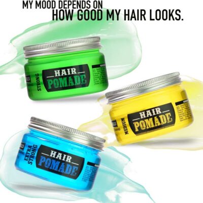 CORNELLS Pommade capillaire à tenue Extra Strong non grasse, à base d'eau, 150 g