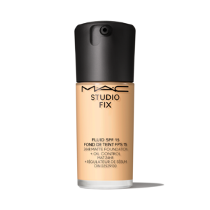 MAC FOND DE TEINT MAT + CONTRÔLE DU SÉBUM 24 HEURES STUDIO FIX FLUID SPF 15