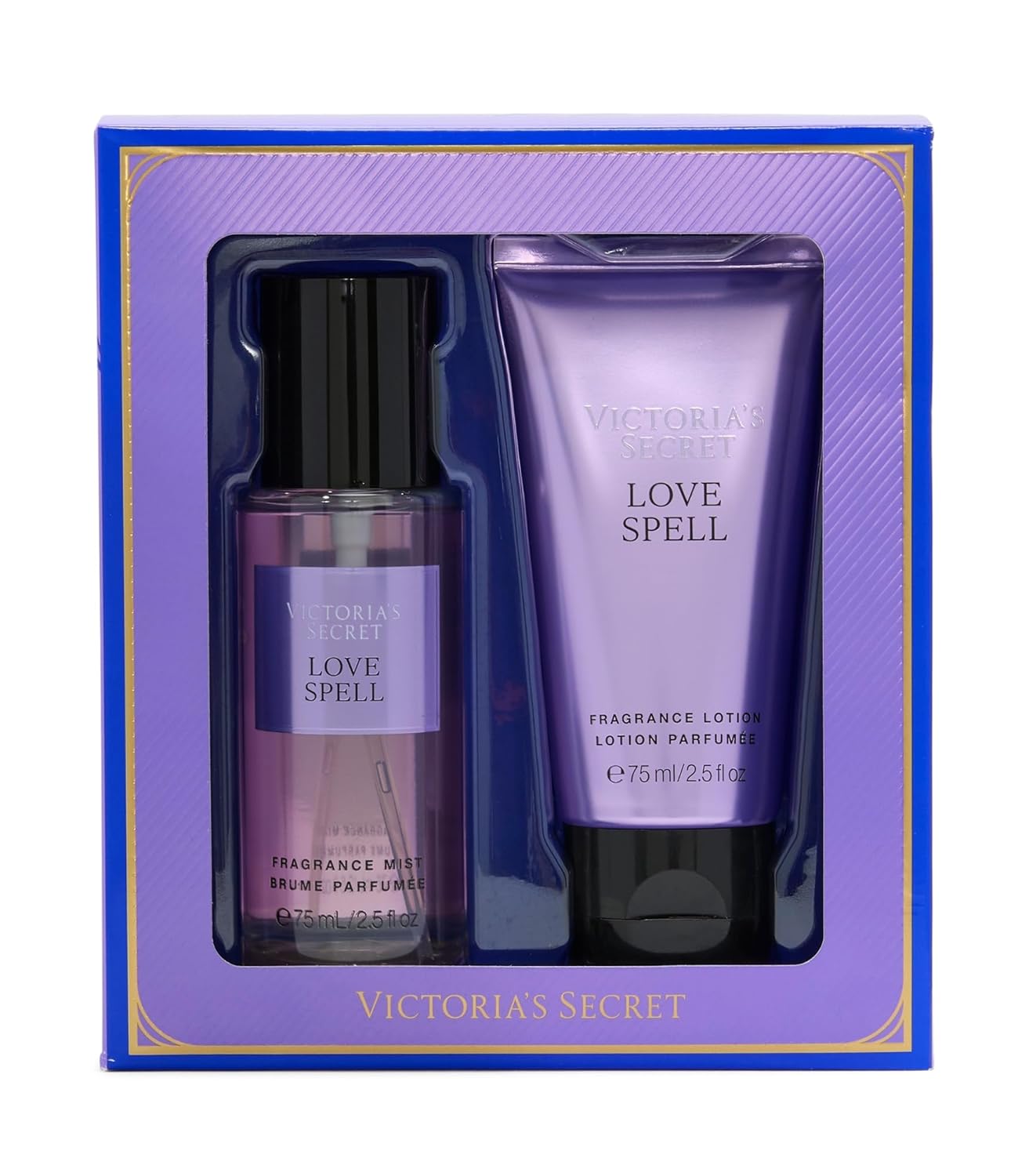 Victoria’s Secret Love Spell, Coffret cadeau notes de fleurs de cerisier et de pêches fraîches