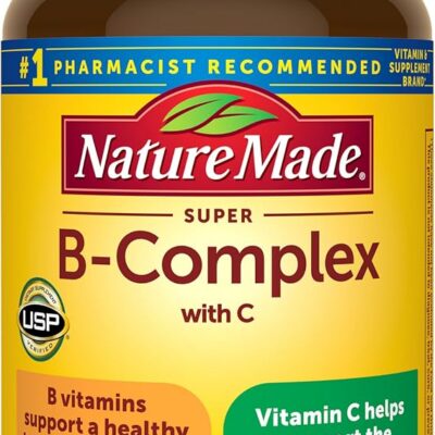 Nature Made Super B-Complex avec de la vitamine C 460 COMPRIMES